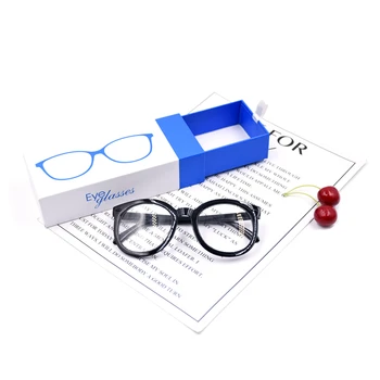 Taaskasutatud luksus Eriala paber sahtli box kingitus hoiustamise pakett juhul päikeseprillid pakendi karp päikese prillid