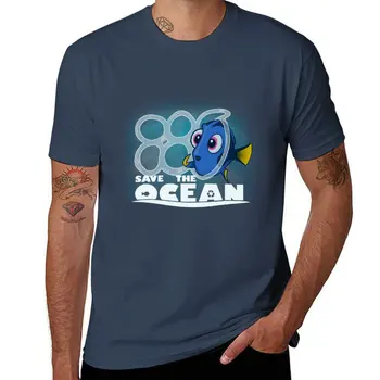 Salvesta Ookeani T-Särk tühjaks t-särgid suured t-särgid higi särgid, Lühikesed varrukad tee t-särgid meestele puuvill