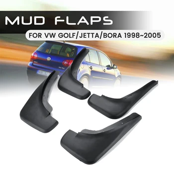 Auto Muda Klapid Eest VW Golf 4 Mk4 IV Bora Jetta 1998-2005 Mudflaps Splash Piirded Ees Taga Poritiiva Porilauad