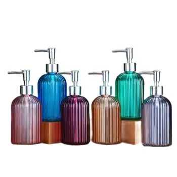 400ML Käsitsi seebidosaator Selge Klaas käsihuuhde Pudel Šampooni Body Wash Lotion Vajutage Tühjad Konteinerid Vannituba Tooted