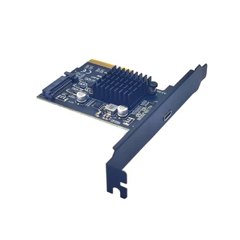 PCIe Tüüp-C PCI Express, PCI-E, et 4X USB3.2 GEN2X2 20Gbps TÜÜP-C Expansion Card ASM3242 Adapter