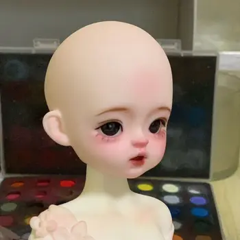 Uus Anime-Nukk Pea Meik Armas Pea 14mm Silmad 1/6 Bjd 28cm Baby Doll Tarvikud, Mänguasjad Mannekeeni Pea Ümbermõõt 18cm