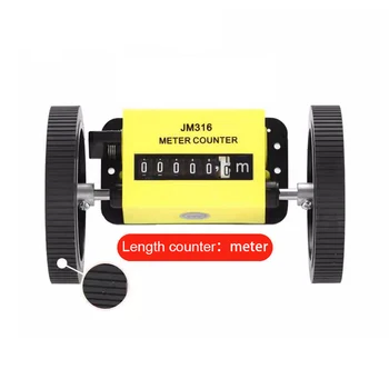 JM316 Mehaaniline Pikkuse mõõtmise Riidest Lõng Ratta Arvesti Counter Loendurid