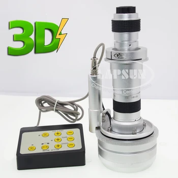 Sünkroonmootoriga Tegevus 3D Stereo Display-25X - 150X C-MOUNT Objektiiv Ehete või Tööstusliku Mikroskoobi Dokumendi Digitaalne Kaamera