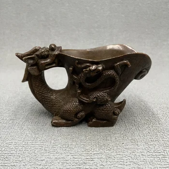 Koguda Hiina käsitöö 'antiik dragon kujuga veiniklaasid'