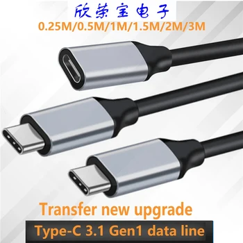 uus USB-C pikendusjuhe Meeste ja Naiste Type-C-USB3.1 Gen1 täisfunktsionaalne Extender Juhe, USB-C 60W 3A 10Gbps Laadimine Andmete Juhtmed