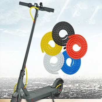 1m electric scooter traat juhtimine toru värvi muuta traat rakmed isolatsiooni kaitse toru electric scooter lõpetamise toru