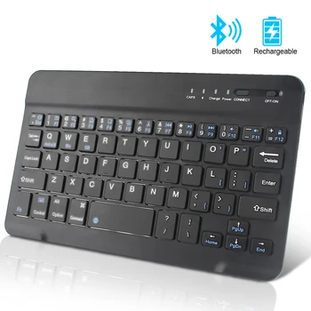 Juhtmeta Klaviatuur Mitmekeelne Mini Bluetooth Klaviatuuri Tahvelarvuti, Taaslaetav Klaviatuur Tahvelarvuti Ipad mobiiltelefoni Sülearvuti