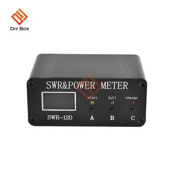 SWR-120 1.8 MHz-50MHz 0,5 W-120W SWR HF Lühike Laine SWR ja Power Watt Meter FM-AM CW SSB + Aku + Nupp