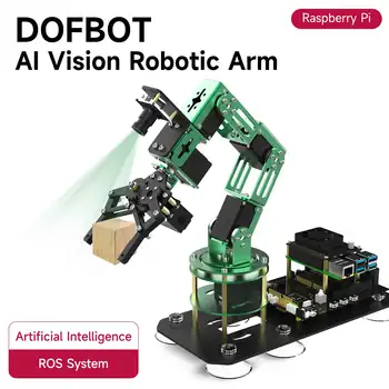 Vaarika Pi robotkäsi Komplekt HD-Kaamera ja 6KG 15KG Metall Servo ROS Robot Avatud Lähtekoodiga DIY Elektroonilised Projektid Täiskasvanutele