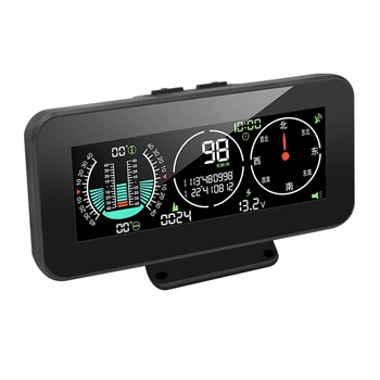 Kõik Autod M60 Auto GPS HUD Spidomeeter Intelligentne Inclinometer Off-Road Kiirus Ekraani Kallutada Nurgaga Kompass