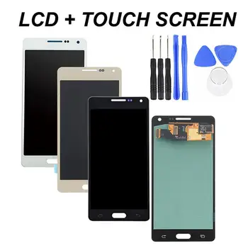 5.0 tolline LCD Samsung Galaxy A5 2015 A500 A500F A500M Asendamine LCD Ekraan Puutetundlik Digitizer Assamblee heledus