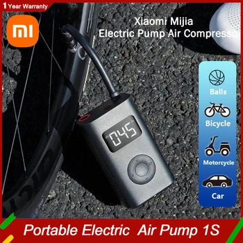 Xiaomi Mijia Kaasaskantav Elektriline Pump õhukompressor Smart Digital Rehvi Anduri Mi Täispuhutav Aare 1S Vabatahtlik Auto