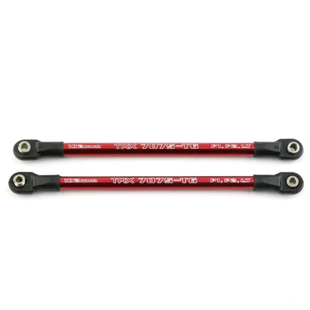 2tk Alumiinium Pushrod Link Rod 5318X 5318 Punane-Anodeeritud jaoks 1/10 Traxxas E-Revo Tippkohtumisel Revo RC Auto Upgrade