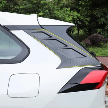 Toyota RAV4 RAV 4 2019 2020 süsinikkiust Soojendatav välispeegel Kolmnurk Saba Window Spoiler Vormimise Kate Kit Sisekujundus Tarvikud