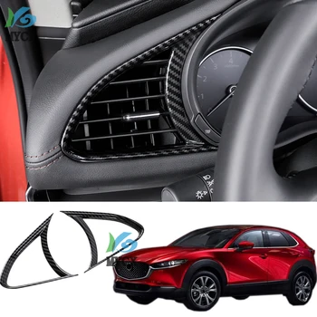 Auto Stiil Acces Chrome ' i Interjöör Rooli Lüliti Nupp Paneeli Katta Sisekujundus Raami Kaunistamiseks Mazda CX30 CX-30 2020 2021