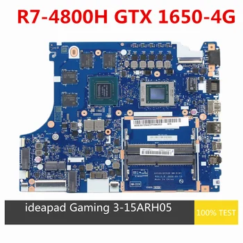 Renoveeritud Ideapad Gaming 3-15ARH05 Sülearvuti Emaplaadi R7-4800H CPU GTX1650 4G GPU NM-D191 5B20S72594 5B20S72595 DDR4