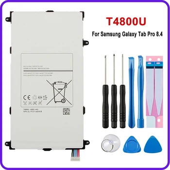 T4800U T4800E 4800mAh Asendamine Aku Samsung Galaxy Tab Pro 8.4 aastal SM-T321 T325 T320 T321 Bateria + Tööriistad