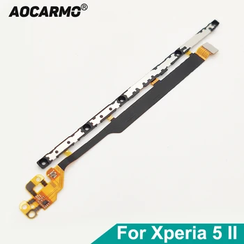 Aocarmo Power on/Off-Volume Nupp Kaamera Lüliti Sõrmejälje Pistik Flex Kaabel Sony Xperia 5 II/ X5ii