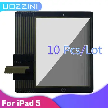 10tk iPad 5 A1474 A1475 A1476 Välimine LCD Puutetundlik Digitizer Esi Klaas Paneeli Asendamine ipad 5/Nr Nuppu