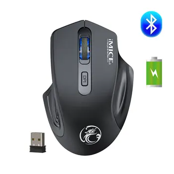 Laetav Juhtmeta Hiir, Arvuti Bluetooth-Vaikne Hiire Ergonoomiline PC Gamer Hiirte Jaoks MacBook Sülearvuti USB Gaming Mouse