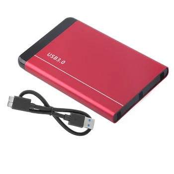 Mobiilse Kõvaketta Box USB3.0 Portable 2.5 SSD/HDD SATA Alumiinium Korpuses 8TBRed