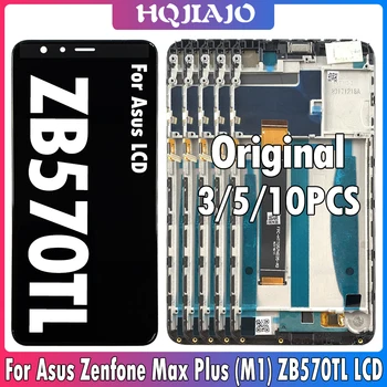 3/5/10TK Originaal Asus Zenfone Max (M1) LCD ZB570TL Ekraan Puutetundlik Digitizer Assamblee Asus ZB570TL LCD Remont