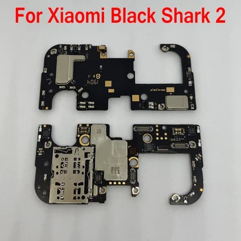 Originaal SIM-Kaardi Lugeja Omanik Sõrmed aluse Pesa Juhatuse Pesa Mikrofoni Flex Kaabel Xiaomi Black Shark 2 BlackShark 2 Pro