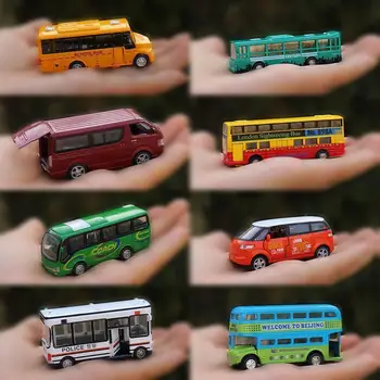 Tõmba Tagasi Simulatsiooni Sulamist Auto Mudel Campus Kahekorruseline Festival Turistide Bussi Beebi Bussi-Laste Mänguasi Buss