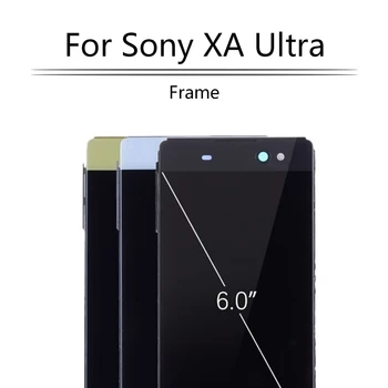 6.0 Originaal LCD SONY Xperia XA Ultra LCD Ekraan Puutetundlik Ekraan Raami SONY XPERIA XA Ultra Ekraan F3211 F3212 C6 LCD #