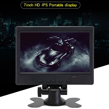 7inch HD Kaasaskantav Ekraan HDMI-ühilduvate IPS 1024*600 Ekraani AV CCTV Jälgida Vaarika Pi VGA D-SUB Tagurdamise Kaamera