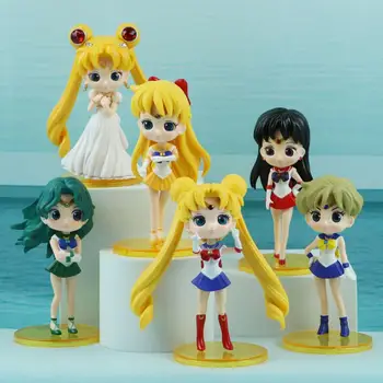 Sailor Moon Nukk Joonis Mudel Usagi Tsukino Tegevus Arvandmed Pvc Mudel Mänguasi Kaunistused Kingitus Anime Arvandmed Cartoon Mudel Mänguasjad