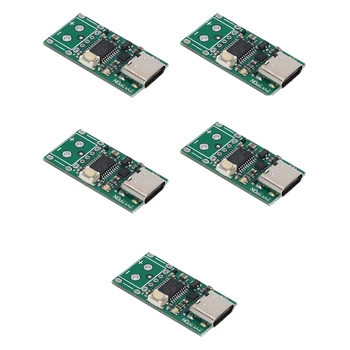 5X USB-C PD2.0/3.0 DC Converter Toide Moodul Peibutamist Fast Eest Vallandada Valimisjaoskonna Valijate Detektor Tester(ZY12PDN)