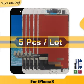 5 Tükki/Palju 100% Testitud iPhone 8 Uut LCD Display+Touch Ekraani Asendada Osad iphone 8 iphone8 LCD + Tööriistad
