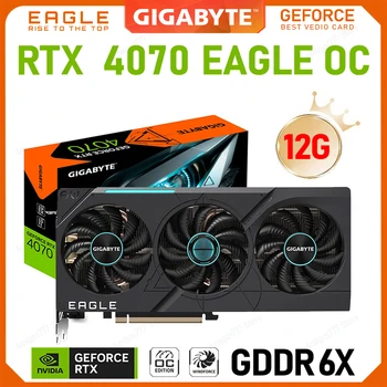 GIGABYTE GeForce GTX 4070 EAGLE 12G OC Mängude Graafika Kaardi GDDR6X 8pin PCI-E 4.0 videokaardi GPU Intel, AMD CPU, Emaplaadi Uus