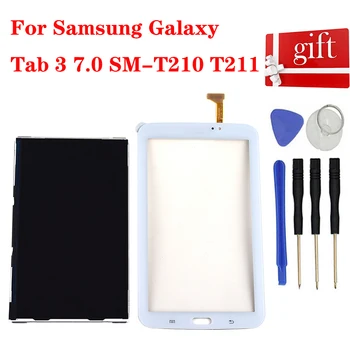 LCD Samsung Galaxy Tab 3 7.0 SM - T210 T211 LCD Ekraan Moodul T210 LCD Puutetundlik Digitizer Tulede Klaas