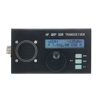 OEM USDX USDR HF QRP SDR Transiiver SSB/CW Saatja 8-Band 5W DSP SDR Must/hall / Sinine/Punane Kest Ham Raadio