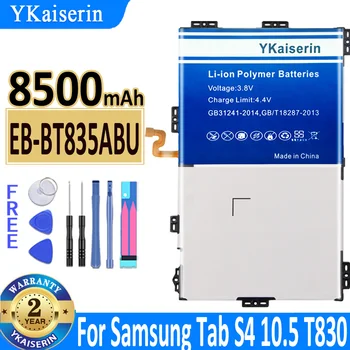 8500mAh YKaiserin Aku EB-BT835ABU Samsung Galaxy Tab S4 10.5 SM-T830 T830 SM-T835 T835 Tablett Bateria