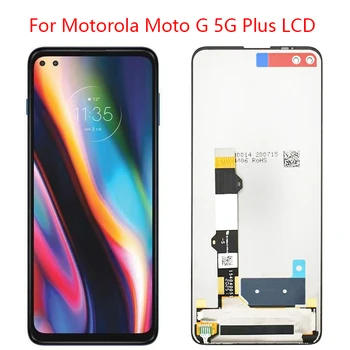 Algne Jaoks Moto G 5G Plus LCD Motorola Moto G 5G Pluss XT2075 LCD Ekraan, Millel on Puutetundlik Digitizer Assamblee