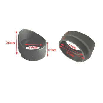 Ühe Paari Kummist Okulaar Eyecup Guard sisediameeter 34 mm, 32 - 35 mm, mikroskoobi okulaari Teleskoobid-Binoklid