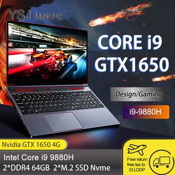 YSJMNPC Gaming Laptop Arvuti GTX1650 4G Intel Core i9-10885H i7 10870H 16.1 Tolline IPS Ekraan RAM (Max 64GB DDR4 4TB SSD M. 2 NVME