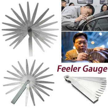 Kohanemise 17/20 labad Feeler Gauge Meeter Vahe Filler 0.02-1MM / 0.05-1MM Gage Measurment Vahend Carbon Steel Mootori Klapikambri