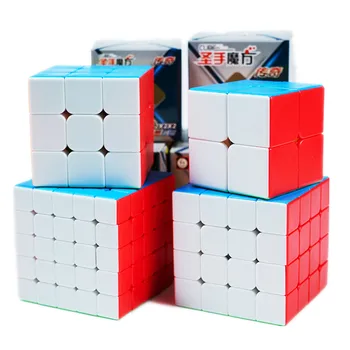 Shengshou Legend 2x2 3x3 4x4 5x5 Stickerless Magic Cube Professionaalne Mäng Puzzle Pöörleva Sile Cubos Magicos Mänguasjad Lastele