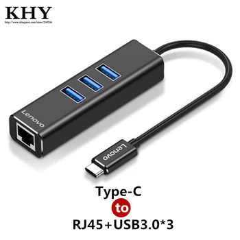 Originaal Kaabel ThinkPad Usb-C-RJ45 USB 3.0 Adapter andmeedastus Kaabel PN 4X90Q59481
