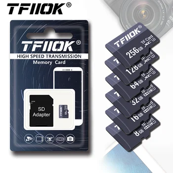 Mikro-SD-Kaardi 128GB/64GB/256GB Mini SD Card Class 10 U3 Mälukaart TF Flash Kaardi Mälu Mobiiltelefoni Sõidu Diktofon A2