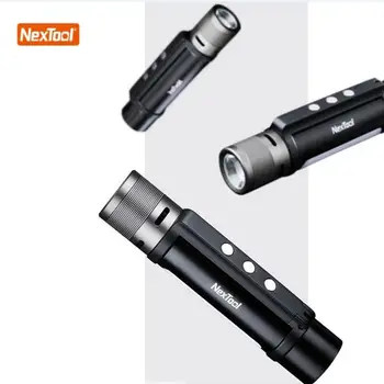NexTool 6 1 Zoomable Taskulamp, 1000LM, 3 Režiimi Dual valgusallikas 2600mAh LED Taskulamp Power Bank Elu Kahanda