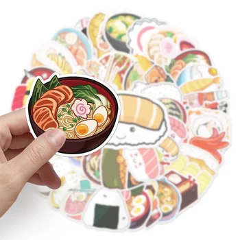 10/50tk Cartoon Jaapani Toitu Kleebised Armas Sushi Kleebise jaoks Teataja Planeerija DIY Crafts Scrapbooking Päevik Sülearvuti Sülearvuti
