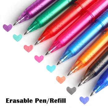 8PCS Kustutatavad Pen 8 Värvi Tint Geeli Pliiats Määrata Stiile Vikerkaar Uus enimmüüdud Loominguline Joonistamine Kirjatarvete Pliiatsid Kooli Asukoht