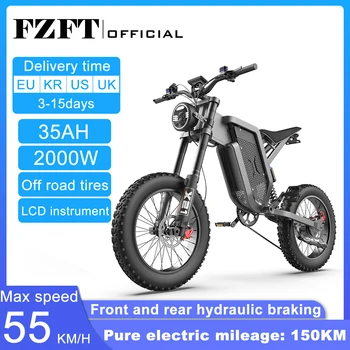FZFT X21 Täiskasvanute Elektripliit, Bike 2000W 48V35AH Suure Mahutavusega Aku Elektriliste Mootorrataste 20-Tolline Off-Road Rehv, Mountain Ebike X20