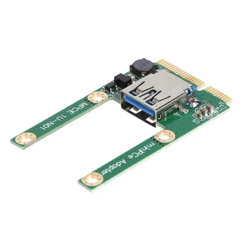 Mini PCI-E USB3.0 Laiendamise Kaardi Adapter Sülearvuti PCI Express PCIe USB 3.0 Converter Ärkaja Kaardi Adapter Koos Kruvi Liitmikud